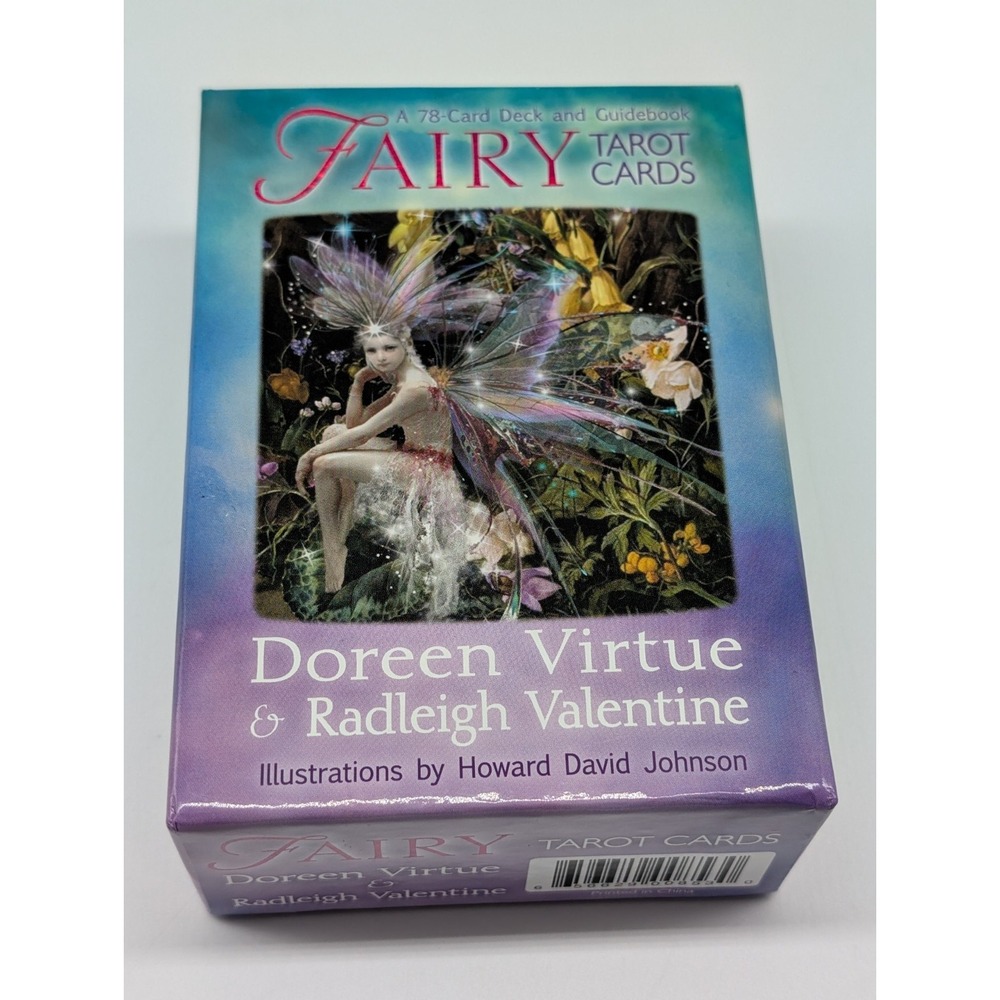 Dolls Kill Fairy Tarot Cards Box — Purple and Blue Artwork